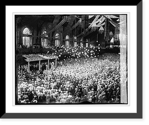 Historic Framed Print, Commencement exercises, Annapolis, 6/6/29,  17-7/8" x 21-7/8"