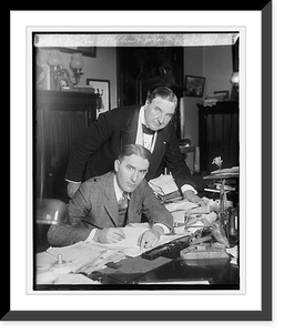 Sen. Heflin & J. Thos. Heflin, Jr., 5/1/29, Vintage Print