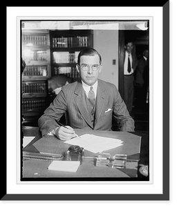 Historic Framed Print, Chas. Evans Hughes, Jr., [6/1/29],  17-7/8" x 21-7/8"