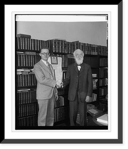 Fred A. Hartley, Jr. & Chas. M. Stedman, 4/23/29, Historic Reproduction