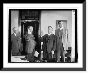 Historic Framed Print, Chas. Calvin Moore swearing in, 5/6/29,  17-7/8" x 21-7/8"