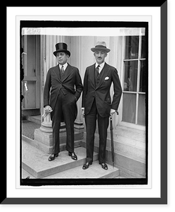 Senor Don Julian Euciso & Alegandro E. Shaw, 5/15/29, Historic Print