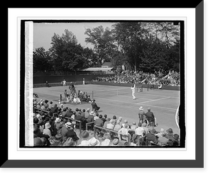 Historic Framed Print, Davis Cup matches, 5/23/29,  17-7/8" x 21-7/8" Historic Framed Print, Davis Cup matches, 5/23/29,  17-7/8" x 21-7/8"