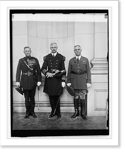 Historic Photo Print - Neville, Hughes, Summerall, 1929