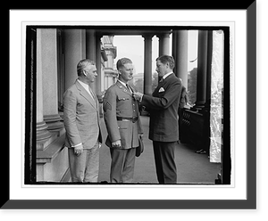 Patrick J. Hurley decoration Sergt. Jeno. B. Jensen; Summerall on (L), 9/18/29, Vintage Print