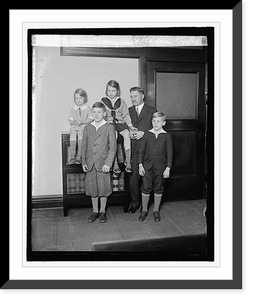 G. Aaron Younquist & children, 11/22/29 Classic, Historic Print