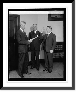 Swearing in G. Aaron Younquist, 11/22/29, Antique Print