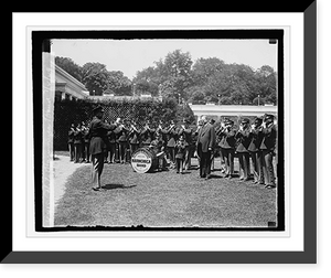 Historic Framed Print, Phila. Harmonica Band, 7/2/29 - 2,  17-7/8" x 21-7/8"