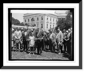 Hoover & Isaac Walton League, 7/17/29, Historic Print