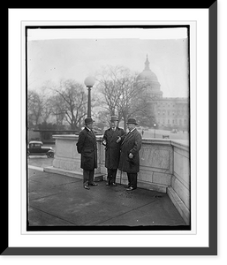 W.F.Kenney, Al Smith, Sen. Robt. Wagner, 12/13/29, Historic Reproduction