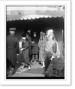 Black & White Photo - New Year - 's Reception - Vintage Home Decor Print