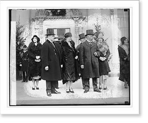 Historic Photo Print - New Year - V.P. Curtis, Reception