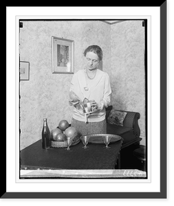 Unidentified woman juicing grapefruit, Antique Poster