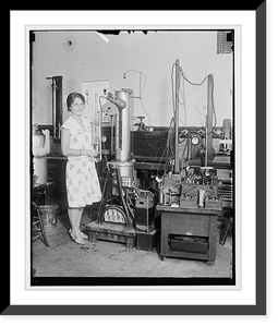Antique Photo Print - Woman scientist - Vintage Home Decor Print