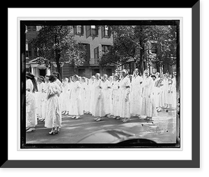 Historic Framed Print, Red Cross parade, 1918 - 2,  17-7/8" x 21-7/8"
