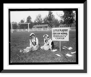 Historic Framed Print, Community Center girls, Central High meet, June 1919,  17-7/8" x 21-7/8"