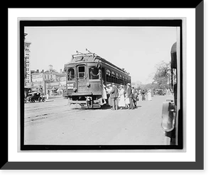 Vintage Street Scene - Trolleys & Streetcars - Street car, Wash