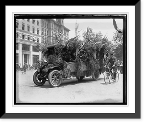 Historic Framed Print, Auto Trade Assoc. parade, Wash. D.C., June 28, 1919 - 2,  17-7/8" x 21-7/8"
