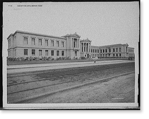 Vintage Building Photo - Boston, Massachusetts - Museum of Fine Arts
