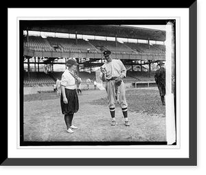 Historic Framed Print, Girls baseball - 11,  17-7/8" x 21-7/8"