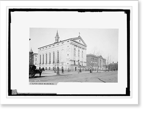 Vintage Building Photo - Washington, DC - St. Aloysius Church