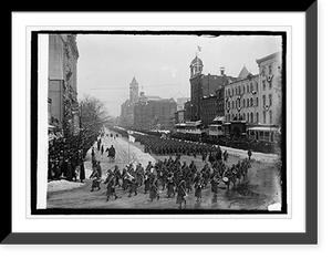 Historic Framed Print, Taft Inauguration, Mar. 4/1909,  17-7/8" x 21-7/8"