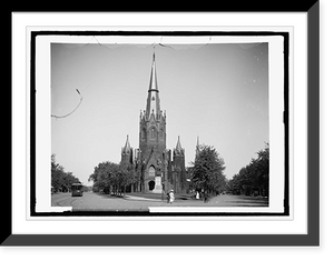 Historic Framed Print, Luther Memorial Church, [Wash., D.C.],  17-7/8" x 21-7/8"