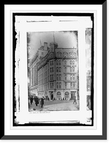 Historic Framed Print, The Raleigh Hotel, Washington, D.C.,  17-7/8" x 21-7/8"