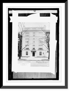 Historic Framed Print, Roosevelt Residence, Washington, D.C.,,  17-7/8" x 21-7/8"