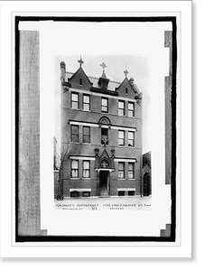 Vintage Americana Print - Washington, DC - St. Mary's Orphanage
