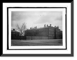 Historic Framed Print, Old Central High School,  17-7/8" x 21-7/8"