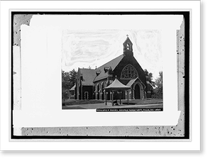 Antique Photo Print - Dahlgren Chapel, Georgetown Univ., Wash, D.C