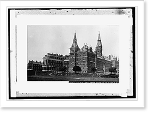 Historic Architecture - South View, Georgetown University, Wash., D.C