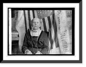 Historic Framed Print, Rev. Mrs. Olympia Brown,  17-7/8" x 21-7/8"