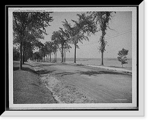 Historic Framed Print, Eastern promenade, Portland, Me.,  17-7/8" x 21-7/8"