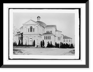 Historic Framed Print, Monastery,  17-7/8" x 21-7/8"