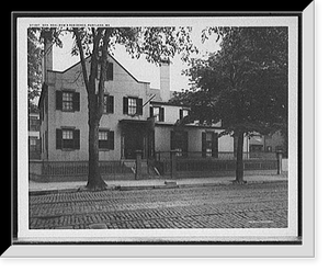 Historic Framed Print, Gen. Neal Dow's residence, Portland, Me.,  17-7/8" x 21-7/8"