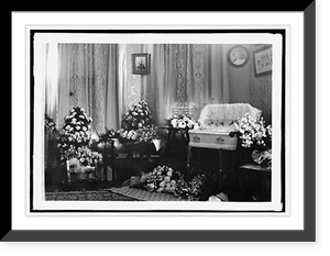 Historic Framed Print, Chas. F. Roberts, baby funeral,  17-7/8" x 21-7/8"