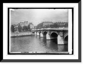 Paris. one of the 28 bridges over the Seine, Antique Poster