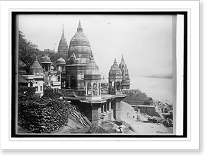 Historic Photo Print - Asia. India, Calcutta burning Ghat
