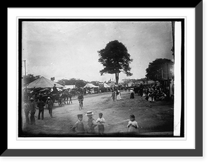 Historic Framed Print, Guatemala. Plaza of Jocotenango,  17-7/8" x 21-7/8"