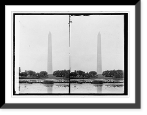 Historic Framed Print, Wash. Monument - 5,  17-7/8" x 21-7/8"