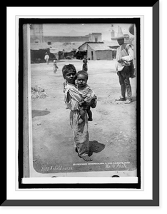 Historic Framed Print, Child Nurse Queretaro Mexico,  17-7/8" x 21-7/8"