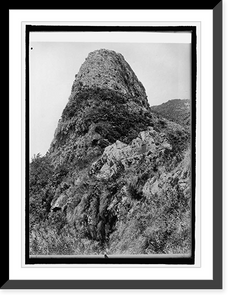Historic Framed Print, Robinson Crusoe lookout, San Fernandiz Island, Chile,  17-7/8" x 21-7/8"