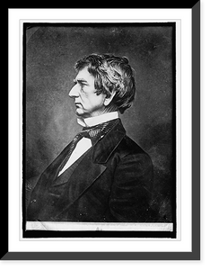 Historic Framed Print, W.H. Seward, Secty. of State under Lincoln,  17-7/8" x 21-7/8"