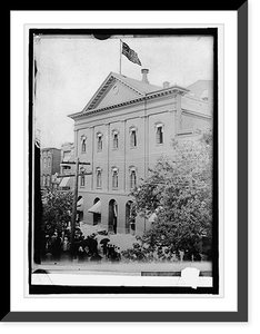 Historic Framed Print, Ford's Theater - 2,  17-7/8" x 21-7/8"