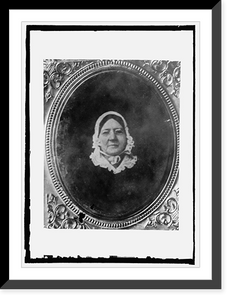 Historic Framed Print, Mrs. Jno. Pickersville,  17-7/8" x 21-7/8"