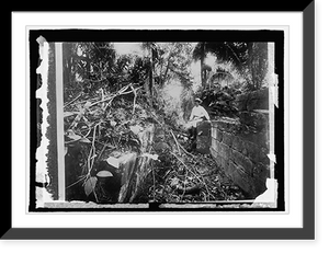 Historic Framed Print, Guatemala. Quirigua ruins,  17-7/8" x 21-7/8"