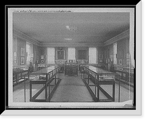 Historic Framed Print, Representatives' Hall, looking west, Old State House, Boston, Mass.,  17-7/8" x 21-7/8"