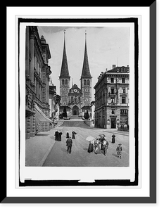 Historic Framed Print, Switzerland. Cathedral at L[...],  17-7/8" x 21-7/8"